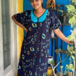 Gayathri Yuvraaj Instagram - Life is so beautiful when you give a pause and watch it 💕 Feeling comfortable standing in a place where I’m happy and in this comfortable nightwear from @ramcollection76 📸 @yuvi_smart