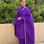 Gayathri Yuvraaj Instagram - Look for the magic in every moment💜 📸 @yuvi_smart ❤️ 👗 @_fabern