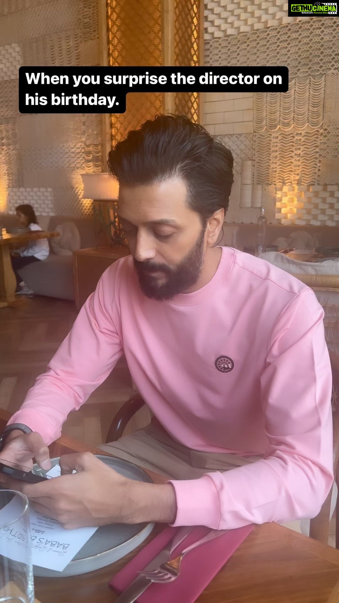 Genelia D'Souza Instagram - Our song teaser of #vedlavlay was supposed to be out on 19th but our gracious bhau @beingsalmankhan launched it today on @riteishd‘s birthday - a sweet surprise was the best gift for him (obviously he had no clue). Thank you salman bhau & Happy Birthday NAVRA .