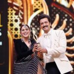 Genelia D’Souza Instagram – About last night…’Outstanding Achievement In Regional Cinema…. thank you @iifa for honouring #VED –