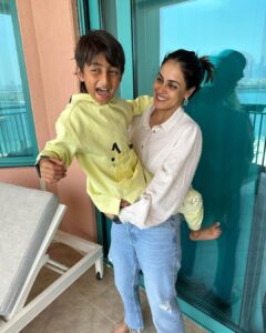 Genelia D'Souza Instagram - My Dear Baby Boy,
Every year that goes by, you take one thing away from me like -

You no more need my hand to walk, you have the ability to run and chase your dreams..

You no more need help pouring your drink of water, you can now do it with perfection

You no more need just Aai and Baba, because you have your friends, your coaches and your teachers

And while your baba and me, stand in the corner and admire how you are growing into this amazing little man, who we are very very proud of,
I have to admit I miss it all💚💚💚
Your Baba and me always promised ourselves, that we want to a part, of the path you take in life and not demand the path, we want you take in life, we want to be just your people to cry, laugh, aide, assist or simply love
And we promise to keep up to it but just promise me one thing, don’t EVER EVER stop these hugs my little one- it’s the only thing in life I will ever want and need💚

Happy Birthday My Phenomenal Boy Rahyl
I Love you more than you ever love football or Messi 💚