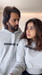 Genelia D'Souza Instagram - Anniversary के दिन एक reel तो बनता है !!!!