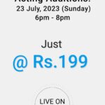 Ghibran Instagram - My dear @anis.director (Dir. of Thirumanam Ennum Nikka & Pagavanukku Arulvai) is conducting a special masterclass to assist aspiring actors in successfully performing auditions on Whaot.com Masterclass on 23rd July 2023 (This Sunday) | 6pm - 8pm To book, check bio. More details in the video. #Whaot #onlinelearning #MasterClassSeries #auditioning#auditiontips #tamilactors #actingworkshop #actingclass #acting