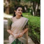 Gopika Anil Instagram – Happiness blooms from within ! ♥️
Costume designed by @thanz_muhammed @thanzscouture 
Jewel @amyra_rental_jewels 
📸 @sarathsanilphotography 
.