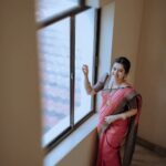 Gopika Anil Instagram – .
Nothing feels as perfect as a saree ! ✨
📸 @blackpaper_weddingphotography 
💄: @azhak.makeover