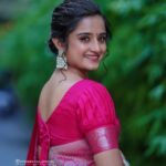 Gopika Anil Instagram - Smile, dream, sparkle like a barbie ! 💕 . Mua n hair @abilashchickumakeupartist 💕 Pc- @vysakhvyga_official 💕 Saree- @aathvyavastra 💕 . #barbiesong #barbie #pinklove #loveforsaree #photoshoot #pictureoftheday #trending #photoshoot #smile