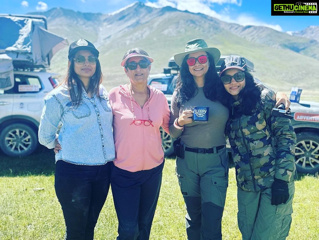Gul Panag Instagram - Tribe : On homecoming and belonging , a book by Sebastian Junger left a deep mark on me when I read it a few years ago. It explores tribal concepts of loyalty, belonging and human quest for meaning. However, it’s these 10 days that made me experience all these terms in a manner I haven’t in a long time. I felt like I really belonged to this tribe of women, seeking meaning, seeking to push their limits. The oneness I’ve felt with this tribe of women and members of this expedition is overwhelming. And I felt like I belonged. And I feel like it made me the best version of myself during the expedition. Now to carry that feeling forward is a task! Even thoug I’ve pursued adventure and drives like this before, I was out of my comfort zone in many ways. And that’s what made it special. It was like a refresher. IYKYK. Of all what learns in a boarding school. Cannot wait to do this again @mahindraadventure ! Thank you ladies❤️ @sangeetahkamath @panitavirmani @namrata.arora.92 @shanthi.rangaswamy @dr._rush @moodybanjaran @swatysmalik @shilpamorwal @shuklatanushri @pavanemann @vartika.arora.10 @autodidactasoul @sharmashalvi187 @neetibassi @naazu_sidhu @preeticee @pavanemann @simran18kaur And thank you to all the men. You’re a part of our tribe too.🥰 @maddymarwah @cinemonkofficial @achyutphotography @harisingh.rallying @nagrahonnie @sidhurallying @nookalavinod P.S. Sebastian started research on our tribal roots and the impact of breaking away from tribal structures, on our mental health when researching PTSD in veterans. It’s a great book. GIRLS GIRLS GIRLS