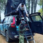 Gul Panag Instagram - Every day is a new experience in the outdoors. And this is Nihal’s favourite part. Camping. From where I come this is actually glampimg, but more on that later ). We first took Nihal camping two years ago when he was 3. I was apprehensive whether he’d take to it. Given that a big part of his parent’s lives revolves around the outdoors and adventure, him not enjoying all those would really have put a spanner in the works. Luckily for us, he took to it like a fish to water! And now given a choice for a weekend break- he will always pick camping. Sometimes asks to go camping in the middle of a school week too! This time we tried a new tent from my friends @nomadadventuresoverland ! And we loved it. So much easier to set up than my older Iron Man tent ( which is faster than a conventional tent that @sherbir and I have grown up pitching - tired , hungry and often in pouring rain) . And equally quick to pack up. Special thanks to our buddies @bimbra4x4 and @taranbimbra for installing it. And a big shout out to my favourites at @mahindraadventure for organising this @mahindra.scorpio.official . We had an amazing weekend amidst the pine trees with clean air , under the stars- thanks to you all.