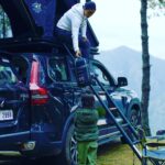 Gul Panag Instagram - Every day is a new experience in the outdoors. And this is Nihal’s favourite part. Camping. From where I come this is actually glampimg, but more on that later ). We first took Nihal camping two years ago when he was 3. I was apprehensive whether he’d take to it. Given that a big part of his parent’s lives revolves around the outdoors and adventure, him not enjoying all those would really have put a spanner in the works. Luckily for us, he took to it like a fish to water! And now given a choice for a weekend break- he will always pick camping. Sometimes asks to go camping in the middle of a school week too! This time we tried a new tent from my friends @nomadadventuresoverland ! And we loved it. So much easier to set up than my older Iron Man tent ( which is faster than a conventional tent that @sherbir and I have grown up pitching - tired , hungry and often in pouring rain) . And equally quick to pack up. Special thanks to our buddies @bimbra4x4 and @taranbimbra for installing it. And a big shout out to my favourites at @mahindraadventure for organising this @mahindra.scorpio.official . We had an amazing weekend amidst the pine trees with clean air , under the stars- thanks to you all.