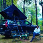 Gul Panag Instagram - Every day is a new experience in the outdoors. And this is Nihal’s favourite part. Camping. From where I come this is actually glampimg, but more on that later ). We first took Nihal camping two years ago when he was 3. I was apprehensive whether he’d take to it. Given that a big part of his parent’s lives revolves around the outdoors and adventure, him not enjoying all those would really have put a spanner in the works. Luckily for us, he took to it like a fish to water! And now given a choice for a weekend break- he will always pick camping. Sometimes asks to go camping in the middle of a school week too! This time we tried a new tent from my friends @nomadadventuresoverland ! And we loved it. So much easier to set up than my older Iron Man tent ( which is faster than a conventional tent that @sherbir and I have grown up pitching - tired , hungry and often in pouring rain) . And equally quick to pack up. Special thanks to our buddies @bimbra4x4 and @taranbimbra for installing it. And a big shout out to my favourites at @mahindraadventure for organising this @mahindra.scorpio.official . We had an amazing weekend amidst the pine trees with clean air , under the stars- thanks to you all.