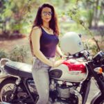 Gul Panag Instagram - #throwback to long hair. And longer rides. Also, time to get the Bonnie out. Riding days are here again.🤩 And what do I add to the stable next ? #T120 #triumphbonneville #bikerbabe #bikerchick @officialtriumph @indiatriumph