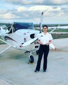 Gul Panag Instagram - #mondaymotivation 

Flew after quite a while. And it was  amazing!

Gusty flying and cross wind landings notwithstanding, I’ve had the time of my life these last few days.  Cannot even begin to describe how much I enjoyed being at @chimesaviationacademy ‘s new facility at Neemuch. Already feels like home. Though I will always love Dhana.

For those who ask-  I do not fly for an airline. I’m a Hobby Pilot  I have a PPL ( refer last photo) and not a CPL (which is the minimum requisite to fly for an Airline.😅)

I’m wearing a uniform out of respect for Academy etiquette. Also, how else could I show off my two stripes ? ( 3 for CPL)
Although look incomplete, in jeans  and these shoes. 

Next step Piper Archer endorsement. ❤️

Big thanks to Capt Jinal Patel.❤️
@jinalpatel_17

#pilot #aviator #feelingfly #upintheair