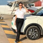 Gul Panag Instagram - #mondaymotivation Flew after quite a while. And it was amazing! Gusty flying and cross wind landings notwithstanding, I’ve had the time of my life these last few days. Cannot even begin to describe how much I enjoyed being at @chimesaviationacademy ‘s new facility at Neemuch. Already feels like home. Though I will always love Dhana. For those who ask- I do not fly for an airline. I’m a Hobby Pilot I have a PPL ( refer last photo) and not a CPL (which is the minimum requisite to fly for an Airline.😅) I’m wearing a uniform out of respect for Academy etiquette. Also, how else could I show off my two stripes ? ( 3 for CPL) Although look incomplete, in jeans and these shoes. Next step Piper Archer endorsement. ❤️ Big thanks to Capt Jinal Patel.❤️ @jinalpatel_17 #pilot #aviator #feelingfly #upintheair Neemuch,Madhya Pradesh