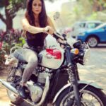 Gul Panag Instagram - #throwback to long hair. And longer rides. Also, time to get the Bonnie out. Riding days are here again.🤩 And what do I add to the stable next ? #T120 #triumphbonneville #bikerbabe #bikerchick @officialtriumph @indiatriumph