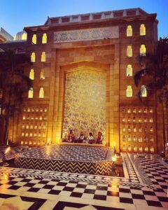 Gul Panag Instagram - Staying at @theleelapalaceudaipur feels like being transported to another realm- of  grandeur, opulence, heartwarming hospitality and incredibly fine taste.  A unique interpretation  of Indian luxury, the Leela celebrates each hotel through its unique location, art, architecture, culture and cuisine with thoughtful services, celebratory rituals, and immersive experiences capturing the essence of India and the richness within. 

Art is beauty and here at The Leela, they understand the emotions that beauty and art can evoke. And the visual treat here evokes a lot. Be it a sculpture in a hallway, the carving on a staircase, the coloured marble inlays on a ceiling panel, or traditional paintings on the walls, each of these elements has been specially curated to leave you with a sense of awe-inspiring wonder. 

The Leela Palace Udaipur has an exquisite collection of Indian art forms, spiritually inspired installations, larger-than-life paintings, striking sculptures and much more, each harnessing different mediums and sensibilities.

And it’s not just a house of  pretty things- it’s a mansion of fine art.
The Leela in Udaipur brings to life the ancient art and craftsmanship of Mewar.  Forgotten Indian crafts like Tarkashi work, Tekhri and Bidri were placed at a place of prominence in an effort to preserve Indian tradition. 
I am in awe of the mirror in lay  work ( Tekhri)  that adorns the walls of every room, the courtyard - in  fact everywhere!

Our abode during the stay was the Royal Suite- stunning in every way. From the high ceiling dome adorned by an enormous chandelier to the silver artwork , and beautifully crafted  furniture, the  beautiful paintings - every thing is curated with a fine eye for detail. From the silver art work, the furniture, the paintings and even the rare coffee table books. 

Nothing I write or  pictures I share  can possibly do justice to the incredible visual journey  that one is taken on here at the Leela Palace Udaipur - and  so I can only offer a glimpse.😅

And a big THANK YOU.❤️

#theleelapalaceudaipur 
#palacebythelake
#theleela