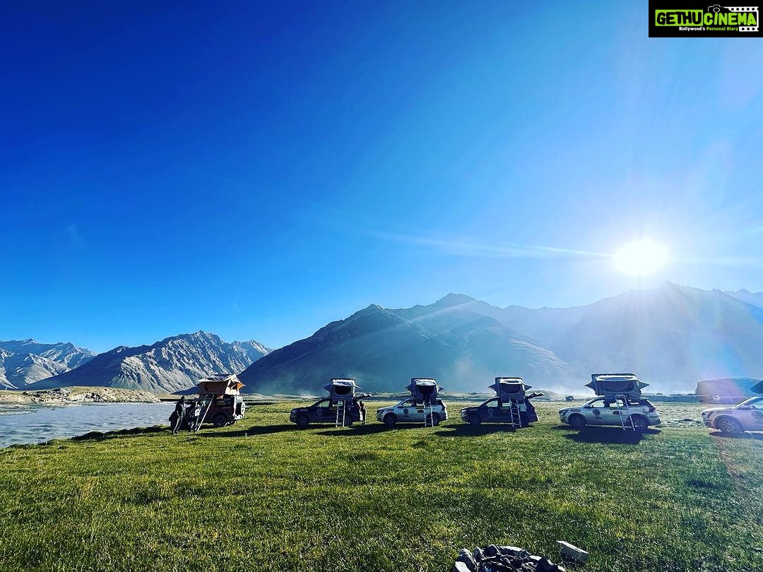 Gul Panag Instagram - Putting together this over-landing experience featuring an incredible group of accomplished women has been a dream come true for @mahindraadventure and me. I was bitten by the overlanding bug over a decade ago, after being stranded at the base of Sach Pass and not being able to find a place to pitch a tent ! As we sat in the vehicle that night, we began talking about the need to have a rooftop tent, that could be set up anywhere with minimal effort. That , and an expedition vehicle that would enable us to not be stranded in the first place.😂 Over the years, every year has had several such camping experiences. With my trusted Scorpio Getaway and its rooftop tent. Always with my family. And I’ve always wanted to create that experience known as Overlanding for like-minded people- specially, since so many people would ask me about it every time I would share my experiences and pictures. And this dream finally came alive @nookalavinod !!!!!! And we are eternally grateful to @harisingh.rallying , @simran18kaur @pavanemann @nagrahonnie @panitavirmani @sidhurallying for truly having created an unparalleled experience and raised the bar so so high, that no camping trip will ever come close. And it would not have been possible without the support of @bimbra4x4 and @nomadadventuresoverland . Thank you for going above and beyond to make this happen. Here’s to many, many more! Because this is just the beginning! Let’s go @nookalavinod ! Thank you @cinemonkofficial @achyutphotography @maddymarwah @shilpamorwal for the lovely images. #womenwithdrive #zanskarexpedition #mahindraadventure #overlanding #overland #rooftop #rooftoptentliving Zanskar Valley