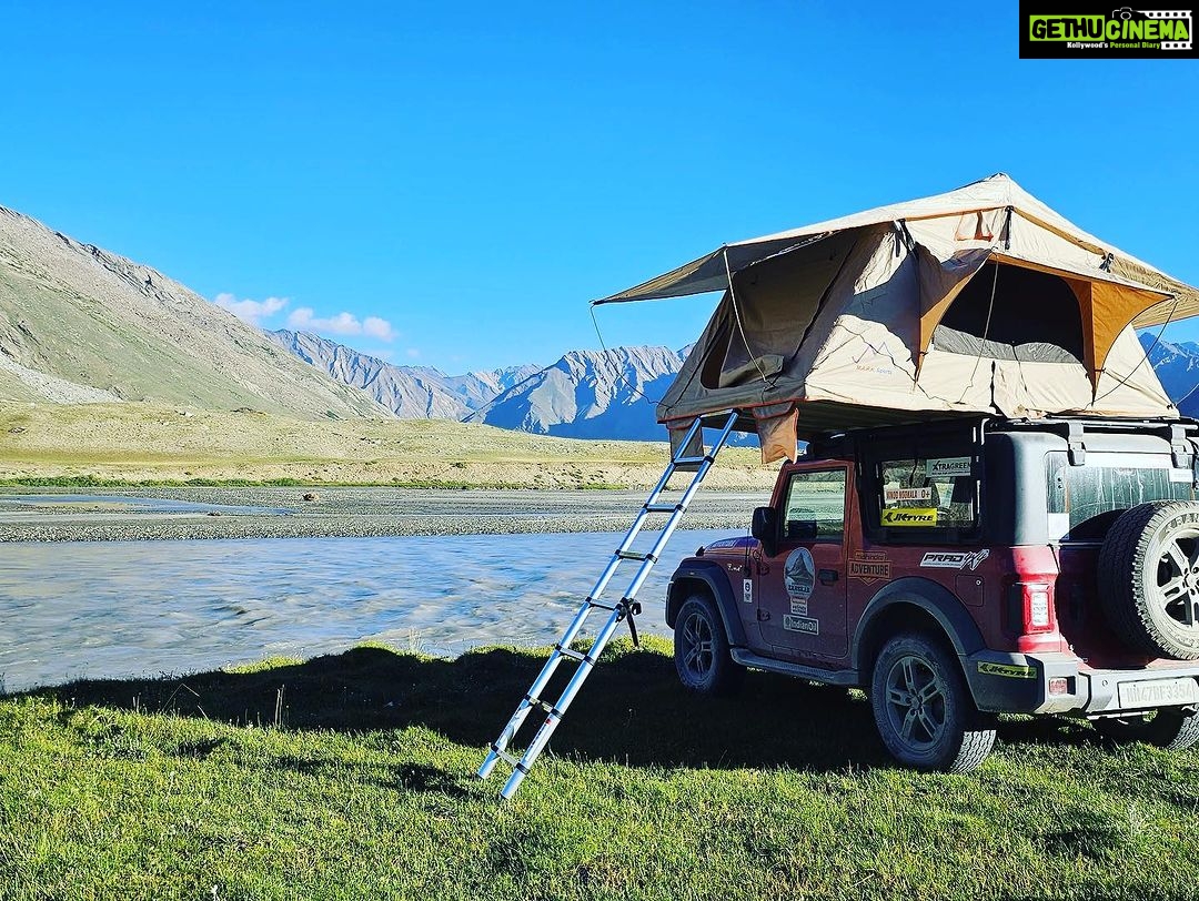 Gul Panag Instagram - Putting together this over-landing experience featuring an incredible group of accomplished women has been a dream come true for @mahindraadventure and me. I was bitten by the overlanding bug over a decade ago, after being stranded at the base of Sach Pass and not being able to find a place to pitch a tent ! As we sat in the vehicle that night, we began talking about the need to have a rooftop tent, that could be set up anywhere with minimal effort. That , and an expedition vehicle that would enable us to not be stranded in the first place.😂 Over the years, every year has had several such camping experiences. With my trusted Scorpio Getaway and its rooftop tent. Always with my family. And I’ve always wanted to create that experience known as Overlanding for like-minded people- specially, since so many people would ask me about it every time I would share my experiences and pictures. And this dream finally came alive @nookalavinod !!!!!! And we are eternally grateful to @harisingh.rallying , @simran18kaur @pavanemann @nagrahonnie @panitavirmani @sidhurallying for truly having created an unparalleled experience and raised the bar so so high, that no camping trip will ever come close. And it would not have been possible without the support of @bimbra4x4 and @nomadadventuresoverland . Thank you for going above and beyond to make this happen. Here’s to many, many more! Because this is just the beginning! Let’s go @nookalavinod ! Thank you @cinemonkofficial @achyutphotography @maddymarwah @shilpamorwal for the lovely images. #womenwithdrive #zanskarexpedition #mahindraadventure #overlanding #overland #rooftop #rooftoptentliving Zanskar Valley