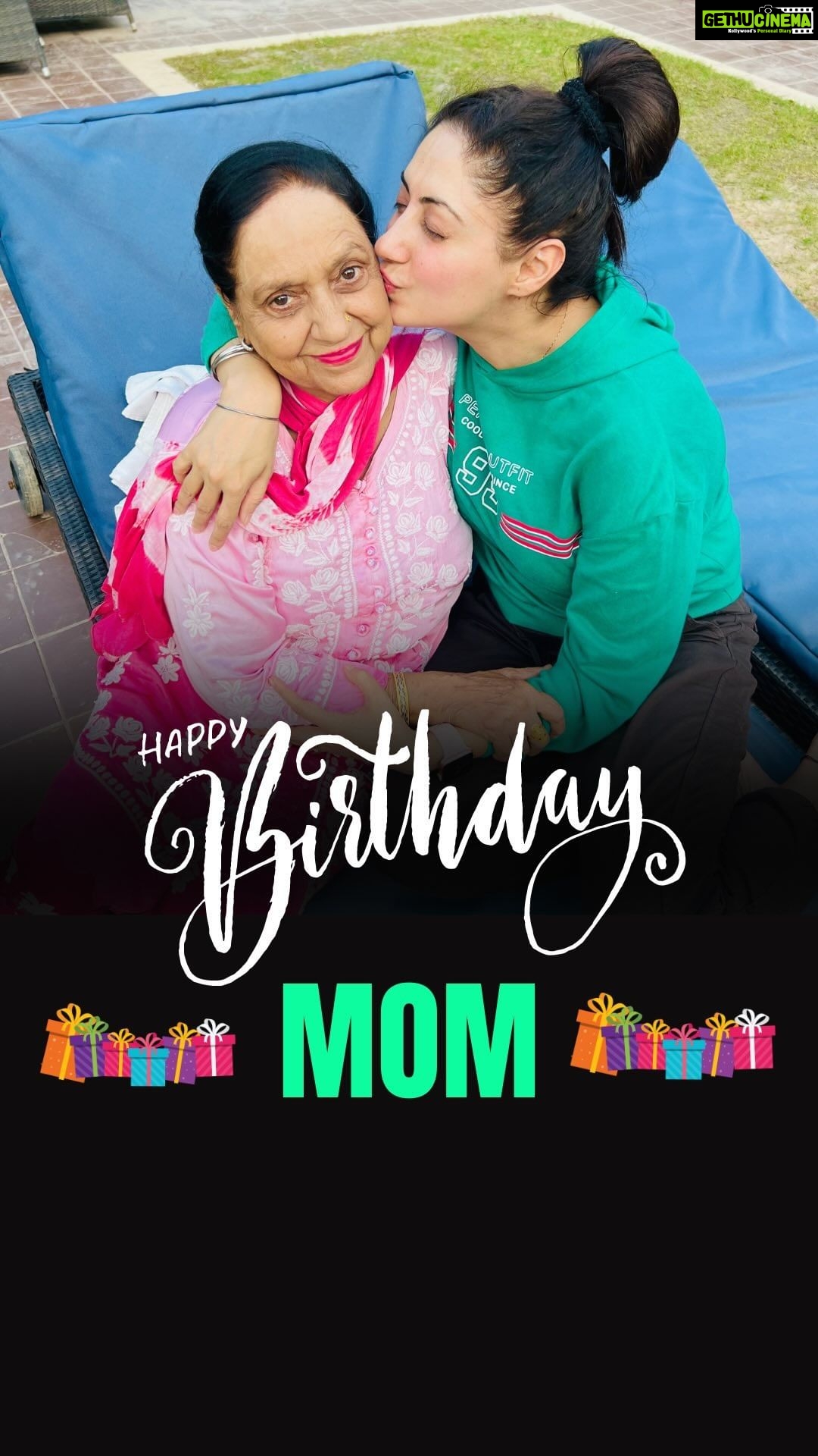 Gurleen Chopra Instagram - TUSI NA HUNDE TA MAIN NA HUNDI RAB MERI V UMAR LAAHDE TUANU HAPPY BDAY MAMA ❤️🎂❤️…