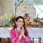 Hansika Motwani Instagram – happy Ganesh Chaturthi 🙏🏻🌺