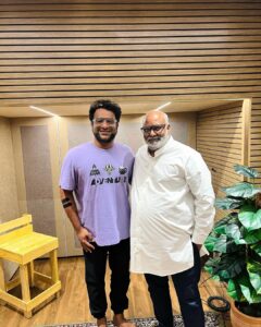 Haricharan Instagram - A Recording session with Legends for a legendary Movie Franchise. 

Such a Pleasure recording for the Academy Award winner, the Sweetest @mmkeeravaani sir for the Movie with #PVasu avargal. 

This is my 3rd time recording for him after Baahubali & PeLLisandhaDi2 ❤️❤️

#chandramukhi2