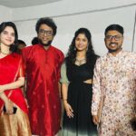 Haricharan Instagram - Customary meetups at the Audio launch of Chandramukhi 2 Tamil. Check out my new song “Thori Bori” for the Amazing @mmkeeravaani sir with lines by @yughabharathi . This is a Duet with @amalachebolu :)