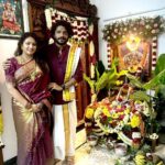 Hariprriya Instagram - ನಮ್ಮನೆ ವರಮಹಾಲಕ್ಷ್ಮಿ❤️🙏🏻 May Devi Mahalakshmi bless us all..😍 #varamahalakshmi #festival #simhapriya