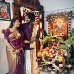 Hariprriya Instagram - ನಮ್ಮನೆ ವರಮಹಾಲಕ್ಷ್ಮಿ❤️🙏🏻 May Devi Mahalakshmi bless us all..😍 #varamahalakshmi #festival #simhapriya