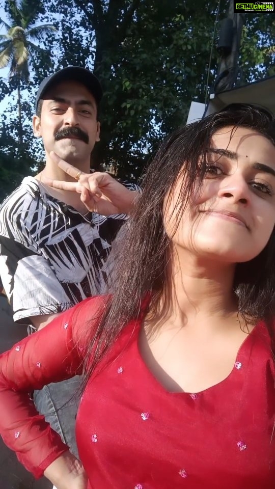 Haritha G Nair Instagram - Its been a while RAHUL😍 . . #rk #rahulkeerthi #thinkalkalaman #kumbalangotta #kelampatta #keerthi #rahulkeerthifans #rahulkeerthiforeverlove #rayjanofficial #haritha @rahul._keerthi_ @rahul_keerthi_fan_page1 @haritha_g.nair @rahul__keerthi___ @rahul_keerthi_fan_girl_123