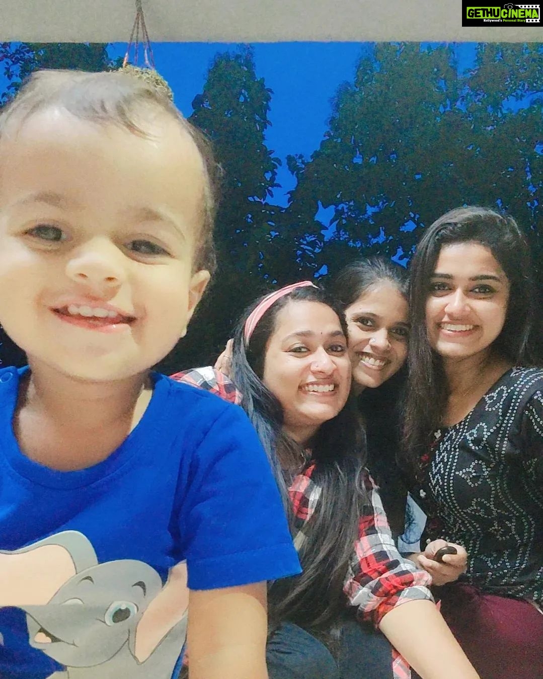 Haritha G Nair Instagram - Miss my TRIO❤ @ahalya_mk @keethuchippy