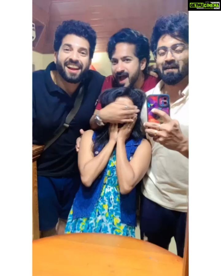 Haritha G Nair Instagram - Moments✨️ Like someone said : NO FRIENDSHIPS IS AN ACCIDENT Happy Friendship Day to the connections i made this year💖😘🧿 Miss you guyssss💖 @tanujmenon_offl @the_salmanul_official @iamactorsanalkrishnan_official