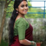 Haritha G Nair Instagram - She smiles, I cry...🦋 She loves, I am weired...🦋 She is amazing, I am unknown...🦋 She is beautiful, I am a mess...🦋 She is happy, I am lost...🦋 My mask is perfect🦋 She hides me❤ #shyama🤍 #shyamambaram 📸 :@aseem_._mohammed Make up credits : To Me only😃✌🏻