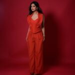 Harnaaz Kaur Sandhu Instagram - Living my flow with @livafashionin Outfit @nirmooha Styled by @bharatg18 Accessories @kalon_artjewellery