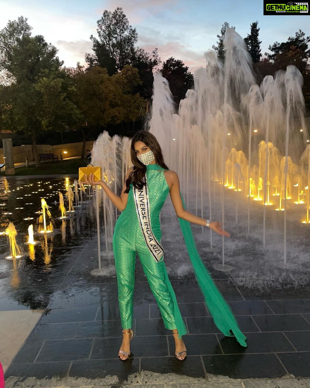 Harnaaz Kaur Sandhu Instagram - Some of my favourite shots from @missuniverse competition ❤️ Eilat, Israel