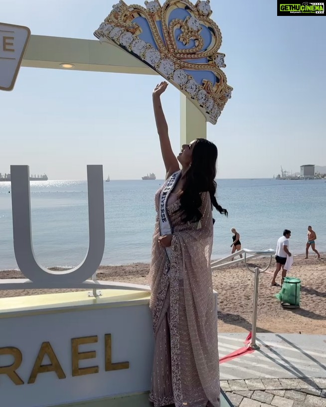 Harnaaz Kaur Sandhu Instagram - Some of my favourite shots from @missuniverse competition ❤️ Eilat, Israel