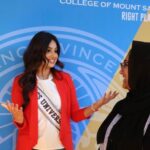 Harnaaz Kaur Sandhu Instagram - So excited I had the chance to talk with so many passionate University students about my advocacy menstrual health equity! Thank you @mountstvincent and @cmsvleadershipctr #changingourworld #periodforchange #periodpoverty #globalmentrualequityaccelator Riverdale