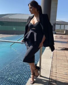 Harnaaz Kaur Sandhu Instagram - There’s always going to be sunshine after the rain✨ @missuniverse @official_misssa Styled by @meemmap Dress @pinkapple_dresses Hair @rene_ultimateglamour Makeup @gi_myers South Africa
