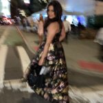 Harnaaz Kaur Sandhu Instagram - It was a true honour for me to watch ‘After Jackie’ based on the legend ‘Jackie Robinson’ who was a record breaker not only for his wonderful strategy in baseball but also breaking the Color line by being the first African American to play into major baseball league. He stood for himself and left a legacy behind to inspire people to never give up and let nobody describe your life. He once said, "A life is not important except in the impact it has on other lives." He definitely left the everlasting impression of his life to many forever. Here to Jackie, Always and forever legend. @missuniverse @jrfoundation @makespringhill Courtesy of the Jackie Robinson Foundation Styled by @meemmap Dress @aidanmattox Shoes @ninashoes Jewelry @ethnicearsstore New York City, N.Y.