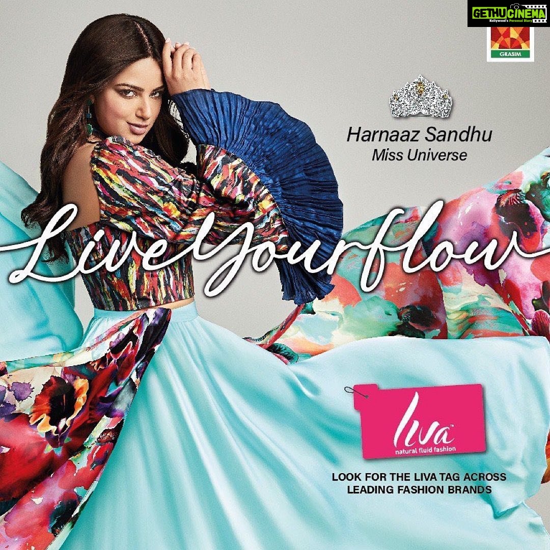 Harnaaz Kaur Sandhu Instagram - For me, it’s always been about being my absolute best and feeling all the more confident with what I wear. Thanks to Liva's nature-based, skin- friendly fabrics that make me live my flow with style and utmost comfort ✨ I’ve always admired @livafashionin for naturally sourcing its fabrics and being a torch bearer for sustainable fashion. My skin loves its breathable fabric and so does the environment. @livafashionin #Liva #LiveYourFlow #HarnaazSandhu #FluidFashion #sustainablefashion