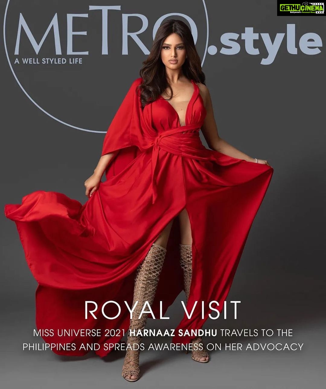 Harnaaz Kaur Sandhu Instagram - @metrodotstyle(@harnaazsandhu_03) is in Manila to grace the #MissUniversePhilippines2022 Coronation Night as a special guest. In between her scheduled commitments in the country, Metro.Style got to sit down with the radiant queen to talk about her reign so far and her advocacy to educate women on menstrual equity. “I think now I have the attention and the voice and the right platform to express my closest advocacies,” she tells us, adding how her mother, a gynecologist, inspired her to spread the word on an important matter such as women's health. Photography by Seven Barretto @sevenbarretto Makeup by Gery Penaso @gerypenaso Hairstyling by Jan Edrosolan @jan.edrosolan Styling by Team Rain x Em @teamrainxem (Rain Dagala @rainierdagala, Em Millan @emmillan and Jhong Sudlon @jhongsudlon888) Shoot coordination: Geolette Esguerra @geolette Sittings editor and interviewer: Grace Libero-Cruz @gracelibero Cover story by Renee Nuevo @meuses Videography by Dariel Miraflor @darielmiraflor Video editing by Gian Escamillas @escamillasgiancarlo Photography assistant: Erwin Botin @erwnbotin Special thanks to Miss Universe @missuniverse, Esther Swan @swanbirdnyc, Miss Universe Philippines @themissuniverseph, Jonas Gaffud @jonasempire.ph , Voltaire Tayag @voltairetayag , Arnold Mercado @arnoldmercado27 Manila, Philippines