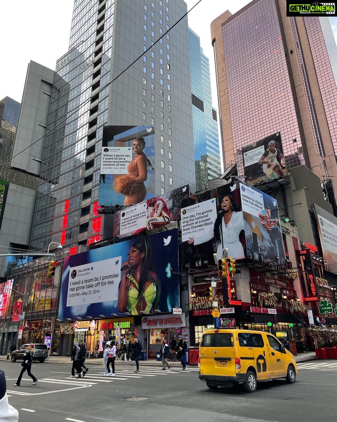 Harnaaz Kaur Sandhu - 435.9K Likes - Living the life in NYC ✨🌇
@timessquarenyc
@missuniverse
@missdivaorg
Styled by @meemmap
Look @ramybrook
Shoes @stevemadden