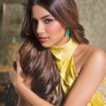 Harnaaz Kaur Sandhu Instagram - What sunshine is to flowers, smiles are to humanity✨ Wore this beautiful Gown by @abhishekstudio for Media interviews #Day1 ✨💫 @missuniverse Outfit - @abhishekstudio Accessories - @blissful_accessories Hair - @khushbuharia Makeup - @shubhu.makeupartist Photographer- @ishanzaka