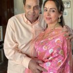 Hema Malini Instagram - Praying for dear Dharam ji’s good health on his birthday today❤️ Wish him a long and healthy life filled always with happiness and joy! My prayers will be with him today and every day of our lives🙏HAPPY BIRTHDAY to the love of my life❤️❤️ @aapkadharam @imeshadeol @a_tribe @bharattakhtani3 #happybirthday #birthday #celebration