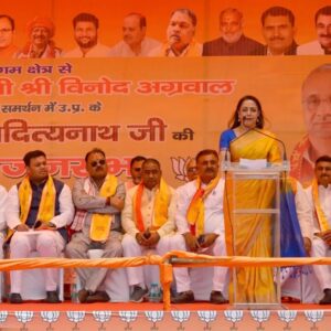 Hema Malini Instagram - Local body district Mathura election hectic campaigning by me on 26 and 27th April 2023 at Barsana, Chaumukha, Raya, Baldev, Gokul and also municipal corporation of Mathura Vrindavan for the Mayor election with Hon'ble  CM Yogi ji. Campaigned extensively in ward numbers 61, 64,…

#mathuraelection #electioncampaign #mayorelection
