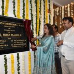 Hema Malini Instagram - 2nd of March - participated in a brain storming session with the students of Sanskriti University, Mathura. Inspired and motivated them to pursue their career goals in all earnestness. Also inaugurated an auditorium in the university campus. #sanskritiuniversity #inauguration #mathura