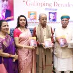 Hema Malini Instagram – “Galloping Decades” was successfully launched at the Constitution Club yday. All the invitees came for the occasion and appreciated the event.

#gallopingdecades #booklaunch #delhi #constitutionclubofindia