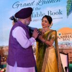 Hema Malini Instagram - What a wonderful function it was yday! Hon minister Hardeep Singh ji not only launched the coffee table book, he also spoke beautifully about it & praised the effort gone into bringing out such a comprehensive book full of relevant info. The IOC people coordinated so well and helped make the function a success. All thanks to them🙏 #vrindavan #coffeetablebook #event