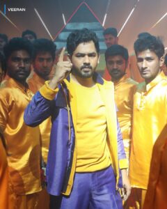 Hiphop Tamizha Instagram - saving the world is a task Veeran will never fail at! 💥

#VeeranOnPrime, watch now