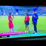 Hitha Chandrashekar Instagram - LIVE FROM WANKHADE- am I dreaming? Was this even real? Thankful for the opportunity @officialjiocinema ❤️🙏🏻✨ big thanks to my producers @nanuknownu @harshithpadre @chetu_poochanthe and all the team members 🙏🏻 of course grateful to @vedakrishnamurthy7 @bkvenkateshprasad sir for being so supportive and wonderful ❤️ #loveandgratitude