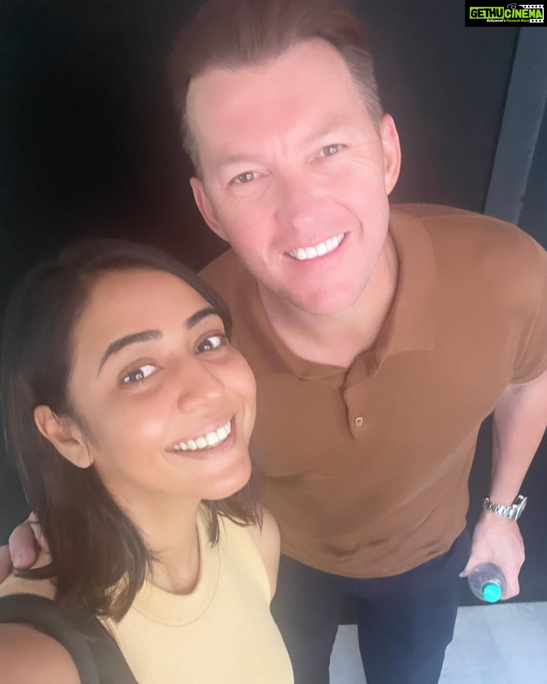 Hitha Chandrashekar Instagram - Great start to the day with a little fan girl moment 💁🏻♀️