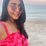 Hitha Chandrashekar Instagram - Am I dreaming? Manifesting real Santorini next :)